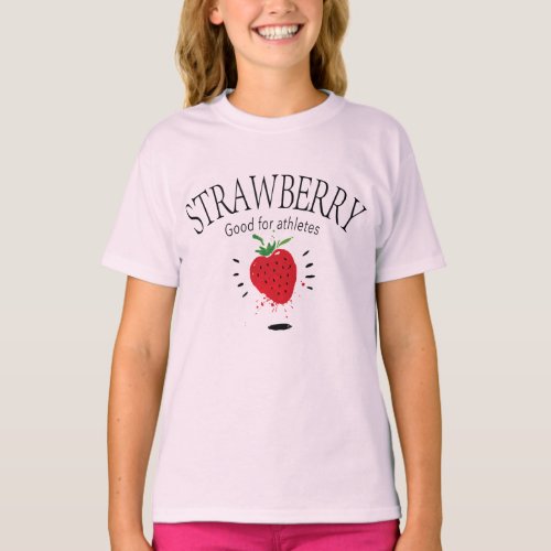 Strawberry graphic T_Shirt