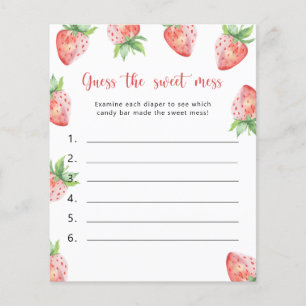 Strawberry - Guess the sweet mess game