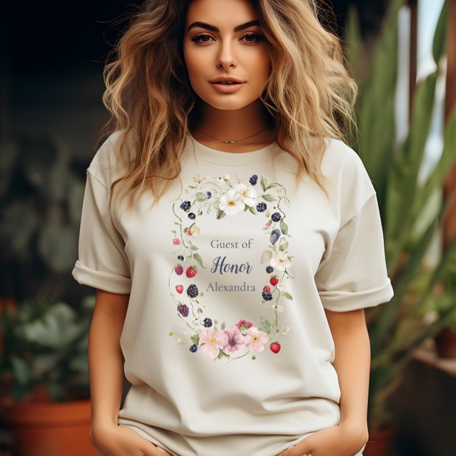  Strawberry Guest of Honor First 1st Birthday  T-Shirt (Creator Uploaded)