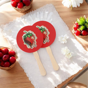 Strawberry Hand Fan