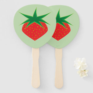 Strawberry Hand Fans