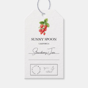 Strawberry Hang Tag