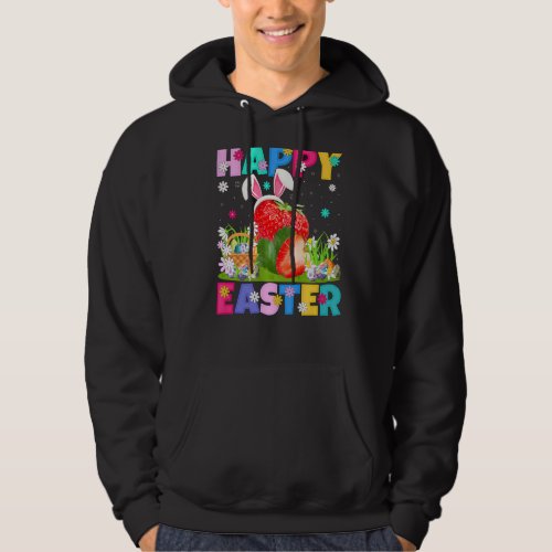 Strawberry  Happy Easter Bunny Strawberry Easter S Hoodie