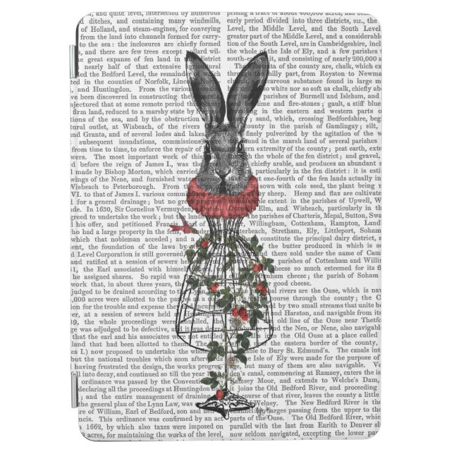 Strawberry Hare iPad Air Cover (Front)
