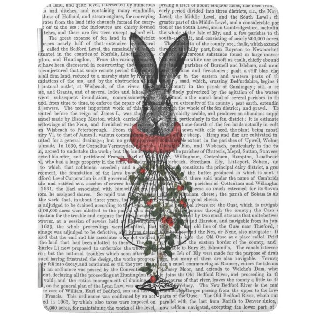 Strawberry Hare iPad Air Cover (Front)