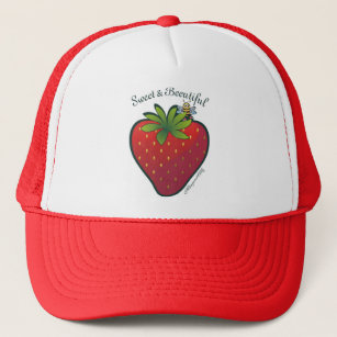 Strawberry Baseball \u0026 Trucker Hats | Zazzle