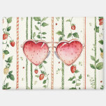 Strawberry Heart Sunglasses Magnet