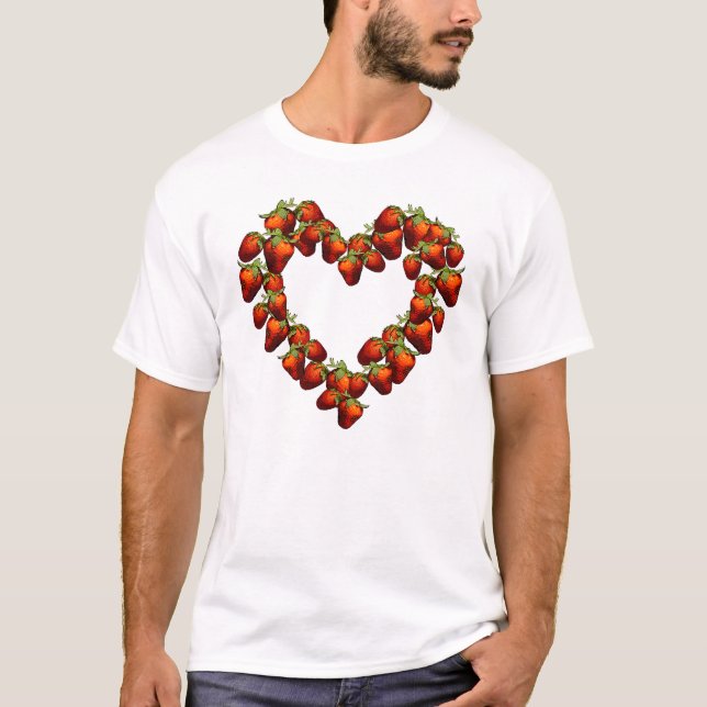 Strawberry Heart T-Shirt (Front)