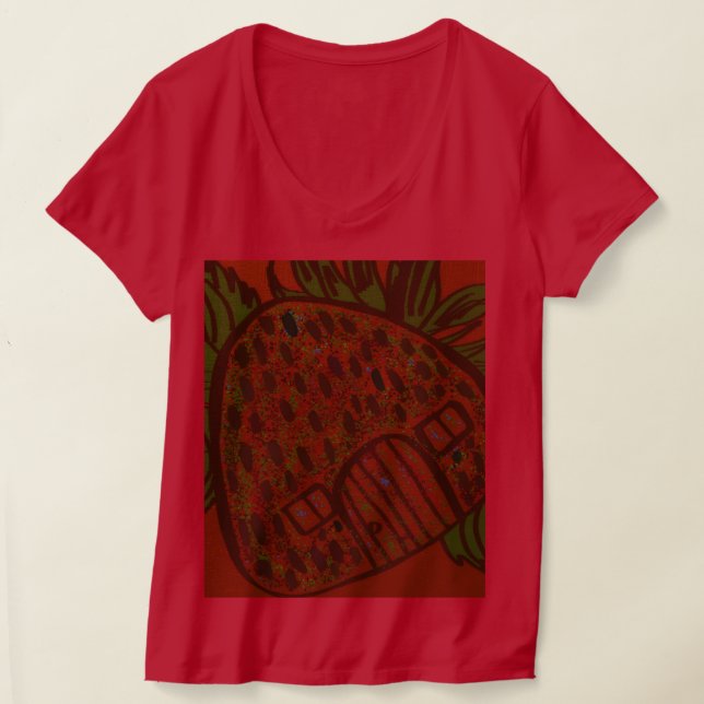 Strawberry Home Sweet Home  T-Shirt (Laydown)