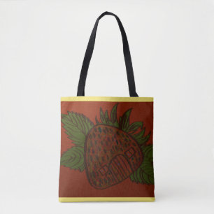 Strawberry Home Sweet Home Tote Bag
