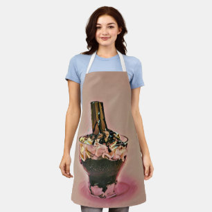 Strawberry ice cream apron