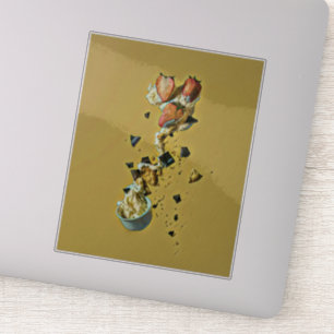 Strawberry ice cream fruits sticker
