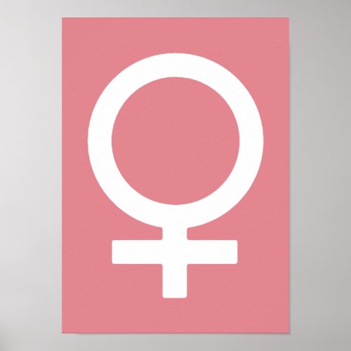 Strawberry Ice  Female Symbol Poster