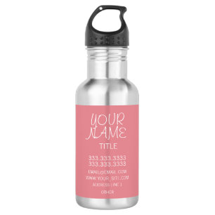 Strawberry Ice Freehand Simple Stainless Steel Water Bottle