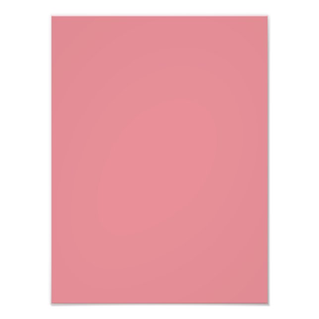 Strawberry Ice Pink Color Trend Background Photo Print (Front)