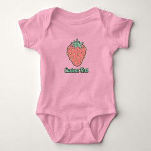 Strawberry Icon Baby Bodysuit