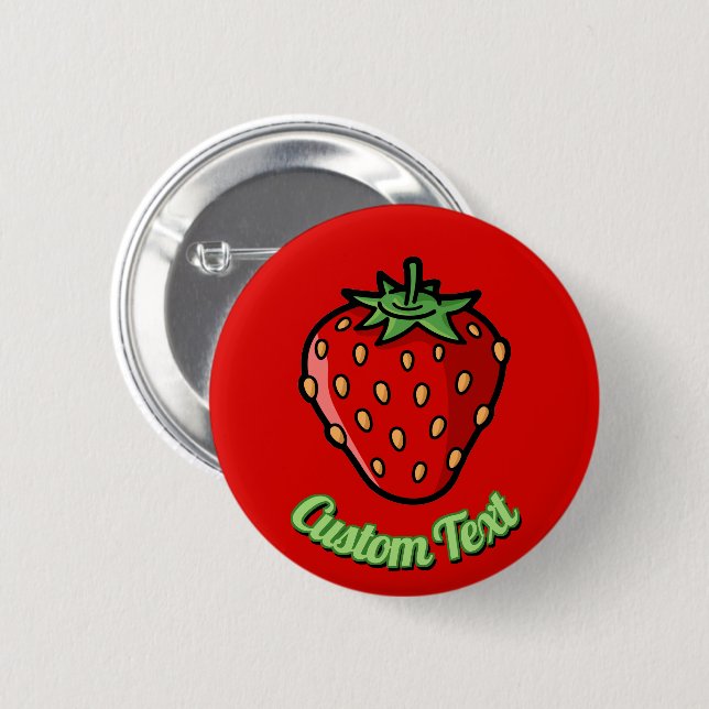 Strawberry Icon Button (Front & Back)