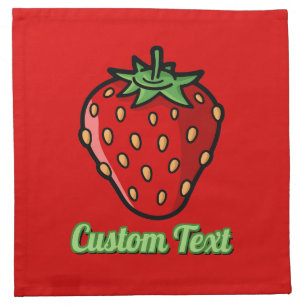 Strawberry Icon Cloth Napkin