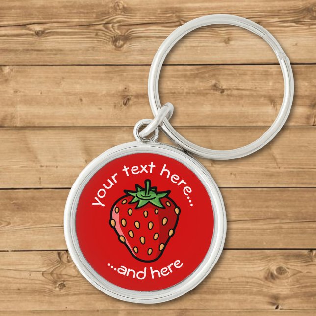 Strawberry Icon Keychain (Creator Uploaded)