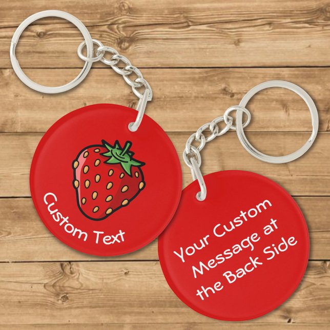 Strawberry Icon Keychain (Creator Uploaded)
