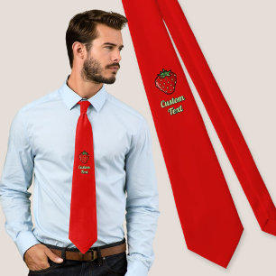 Strawberry Icon Neck Tie
