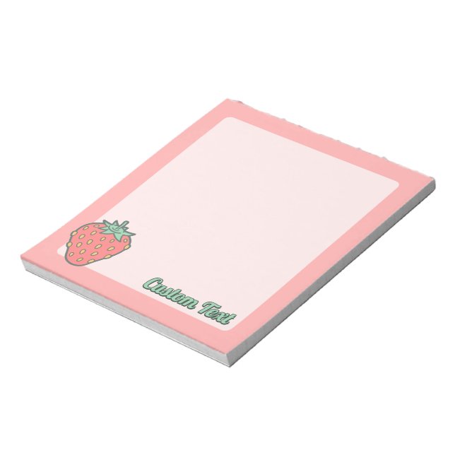 Strawberry Icon Notepad (Rotated)