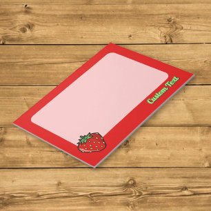 Strawberry Icon Notepad