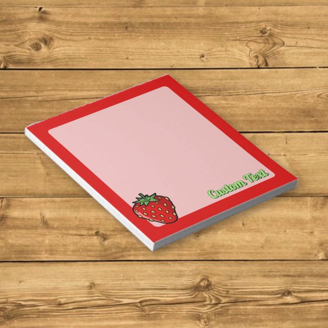 Strawberry Icon Notepad (Creator Uploaded)