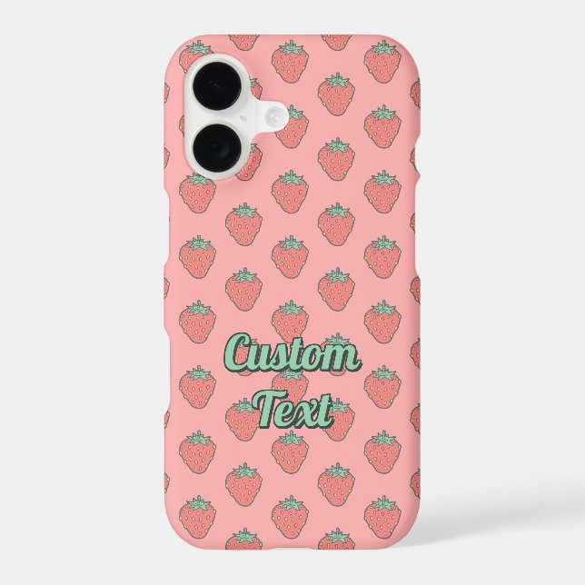 Strawberry Icon Pattern Case-Mate iPhone Case (Back)