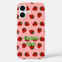 Strawberry Icon Pattern
