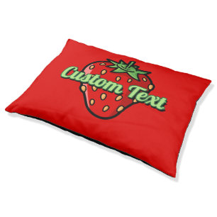 Strawberry Icon Pet Bed