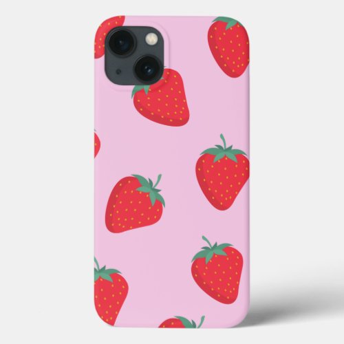 Strawberry iPhone 13 Case