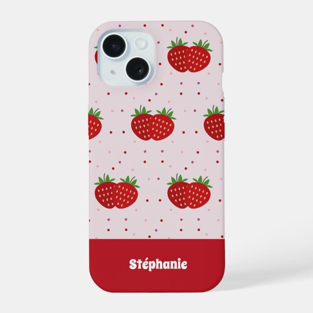 Strawberry Iphone Case (Back)