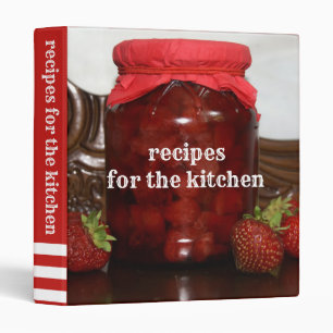 strawberry jam 3 ring binder