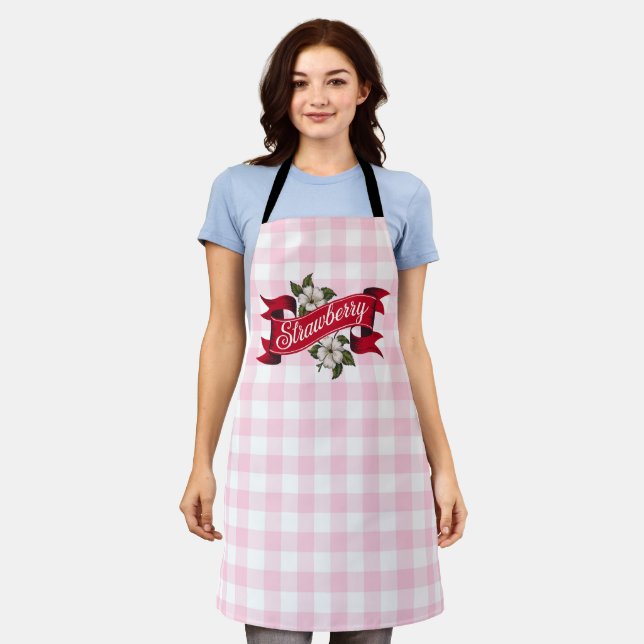 Strawberry Jam Apron (Worn)