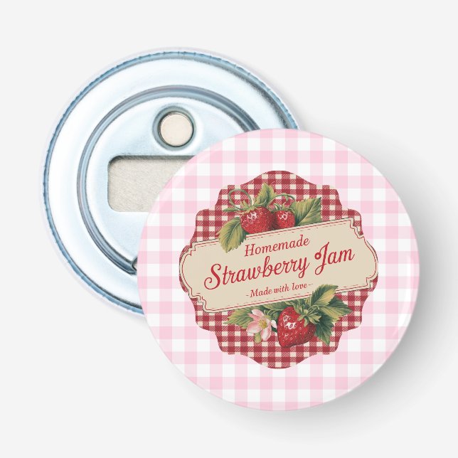 Strawberry Jam Bottle Opener (Front)