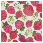 STRAWBERRY JAM Fruit Pattern Fabric