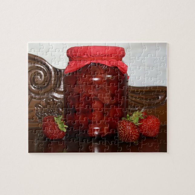 strawberry jam jigsaw puzzle (Horizontal)