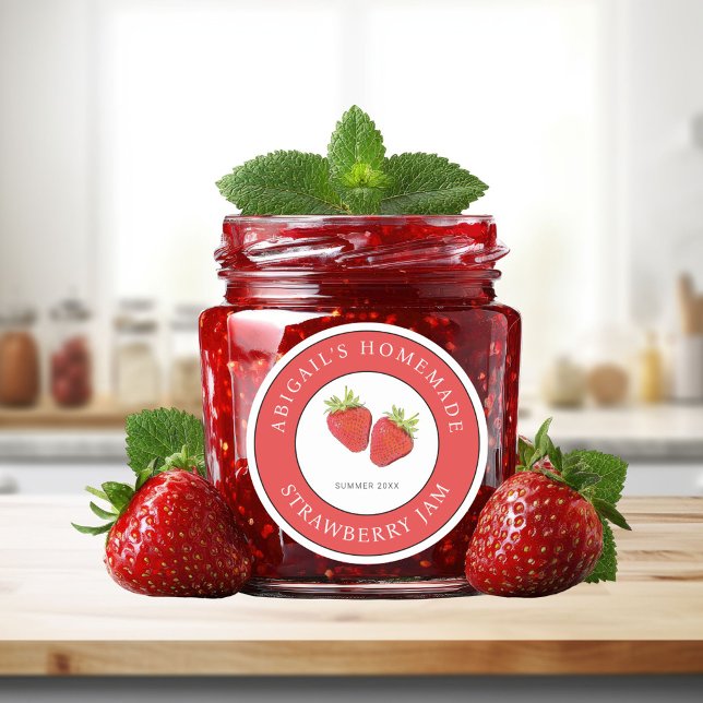 Strawberry Jam Label  (Creator Uploaded)