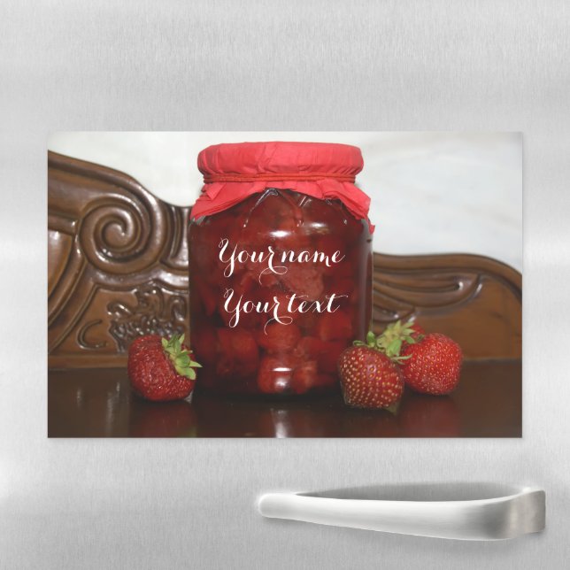 strawberry jam magnetic dry erase sheet (In Situ)