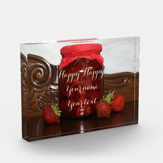 strawberry jam photo block (Left)