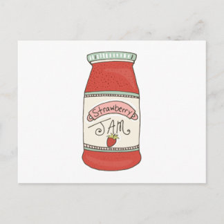 Strawberry Jam Postcard