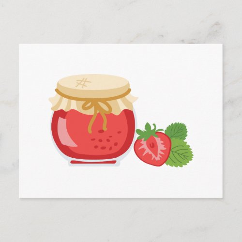 Strawberry Jam Postcard