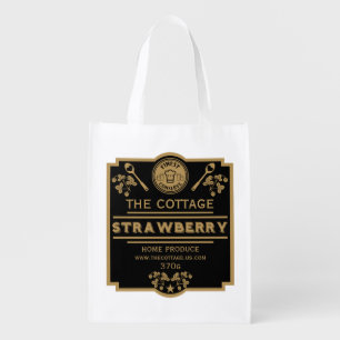 Strawberry Jam Seller Grocery Bag