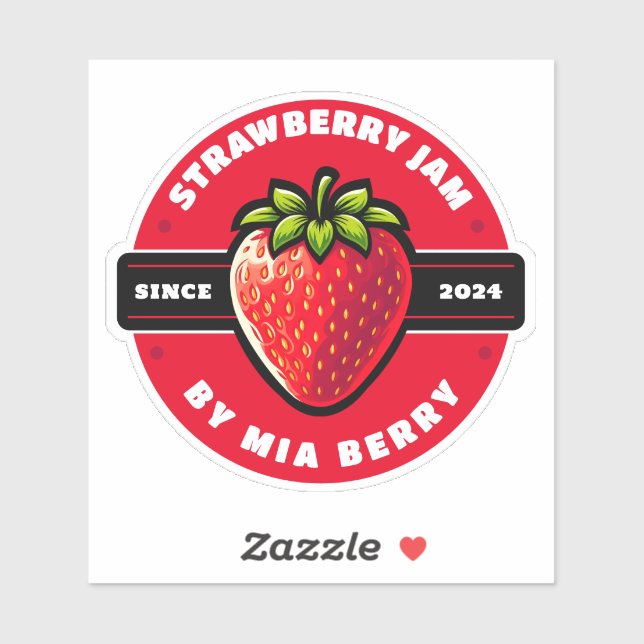 Strawberry Jam Sticker (Sheet)
