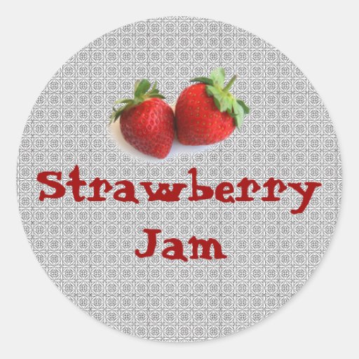 Strawberry Jam Sticker | Zazzle