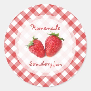 Strawberry Jam Sticker by BluePlanet at Zazzle