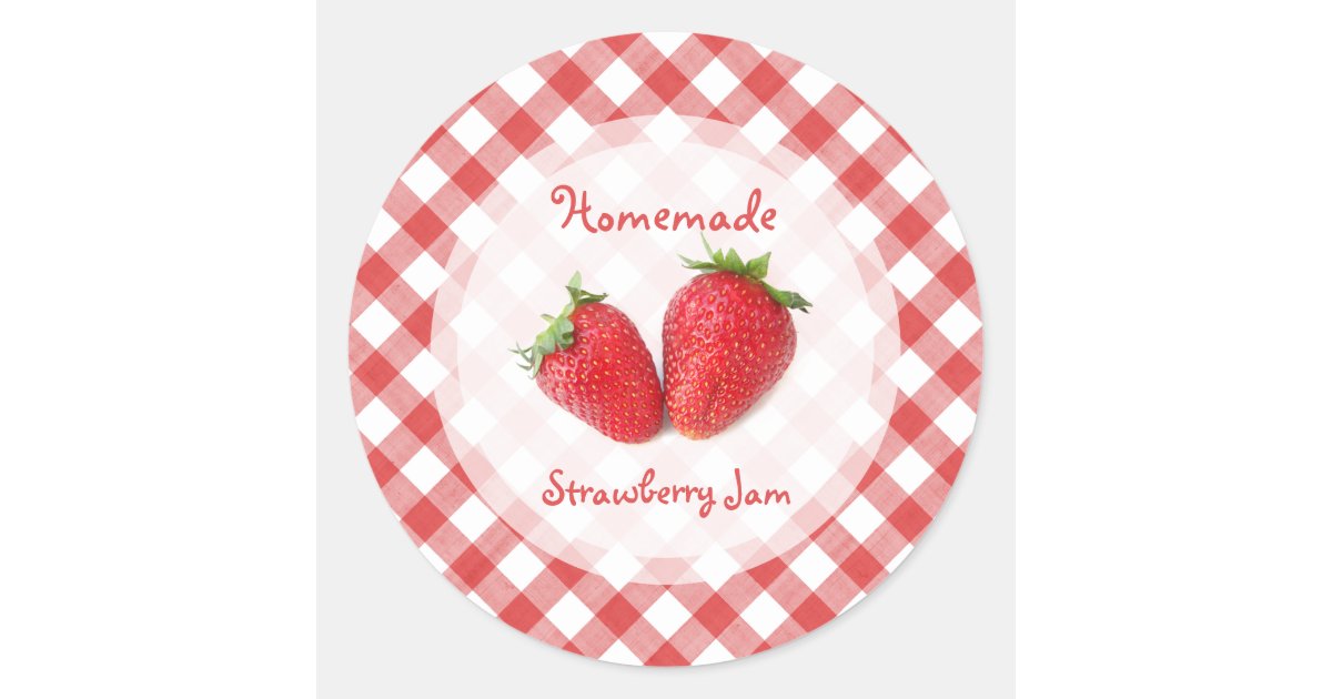 Strawberry Jam sticker | Zazzle