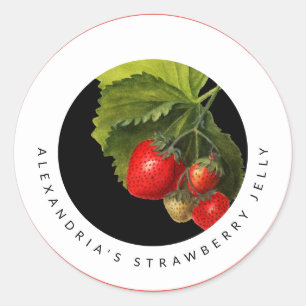 Strawberry Jelly or Jam From the Kitchen Of Classic Round Sticker
