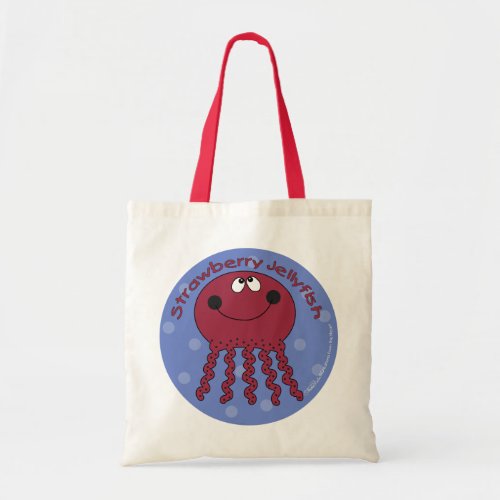Strawberry Jellyfish Tote Bag